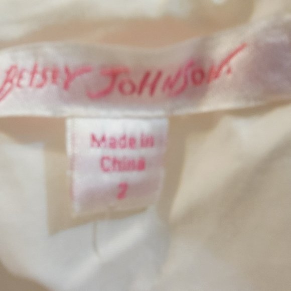 Betsy Johnson White Dress never worn - Picture 2 of 9